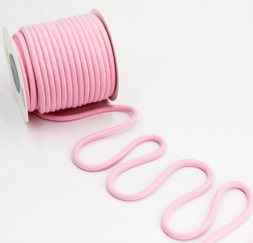 Preview: Baumwollkordel 9 mm hellrosa (1 m)